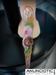 CURSOS, DECORACION DE U&Ntilde;AS ESCULPIDAS (NAIL ART) ACRILICO O GEL 