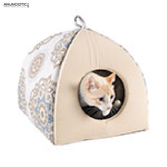 Cama para gatos TK-Pet Victoria tipo igl&uacute;