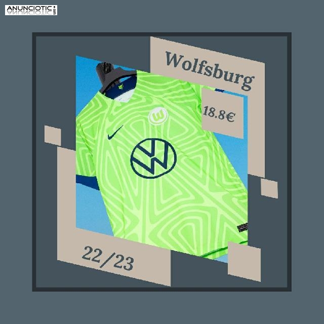 Tailandia Camiseta Wolfsburg Primera 2022/23