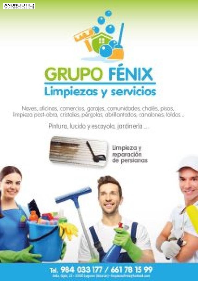 limpieza y reparaci&oacute;n de persianas