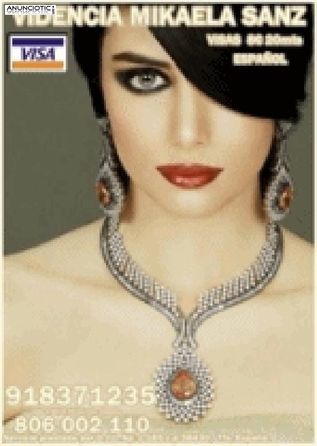 Tarot Mikaela Sanz 918 371 235 desde 5� 15 mts, 8� 20mts y 10� 30 mtos.de e