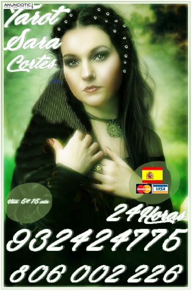 Tarot Visa  Sara Cortes 932 424 775  desde 5� 15 min, 8� 20mts 10