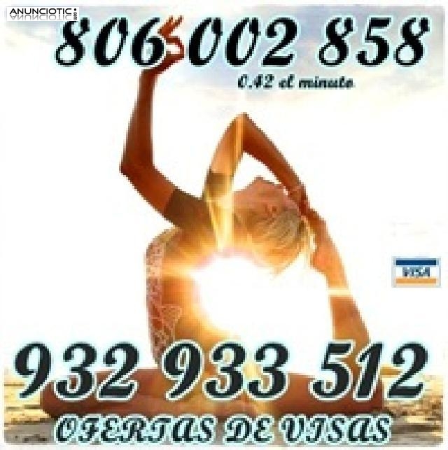 Tarot visa econ&oacute;mico 5 euros 17 mtos. 806-131-072 solo 0,42cm  