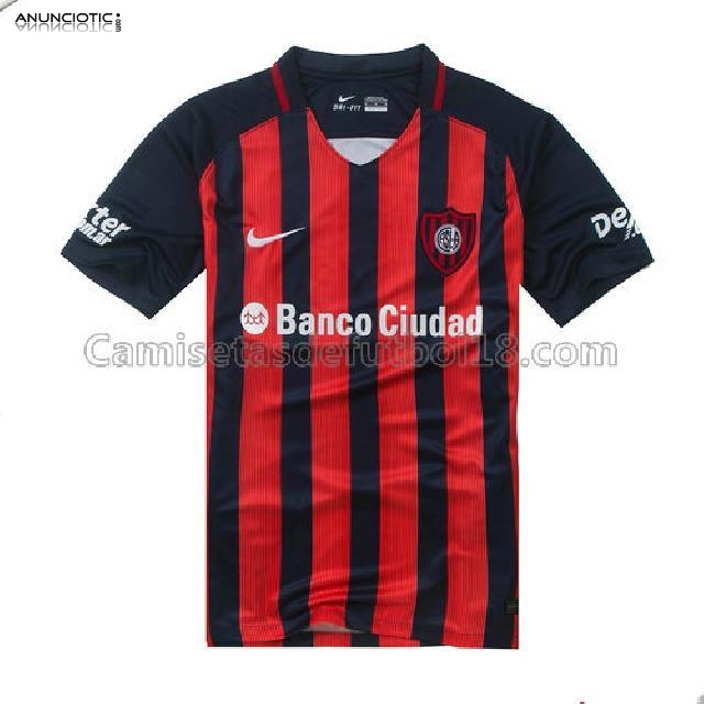 tailandia camiseta san lorenzo 2017 1&ordf; equipaci&oacute;n