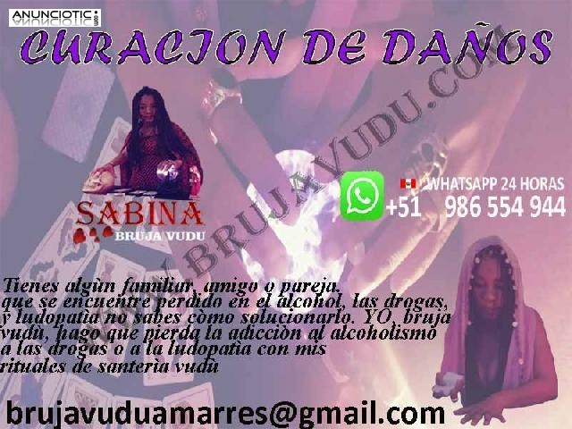 BRUJA VUDU EXPERTA EN ROMPIMIENTO DE HECHIZOS Y CURACI&Oacute;N A ADICCI&Oacute;N.
