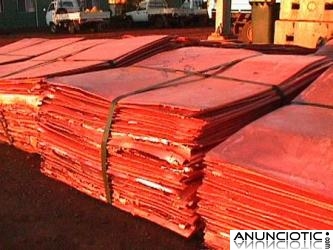 Desechos de cobre y c&aacute;todos