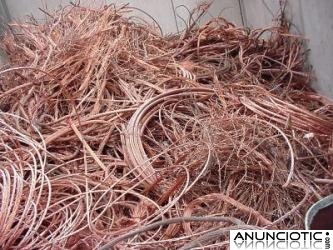 Desechos de cobre y c&aacute;todos