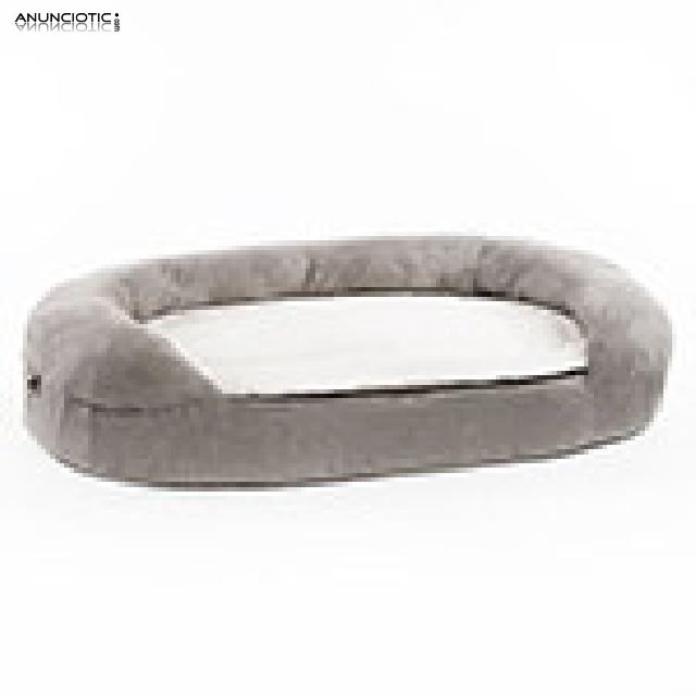 Cama ortop&eacute;dica para perros Technical Pet ovalada color gris