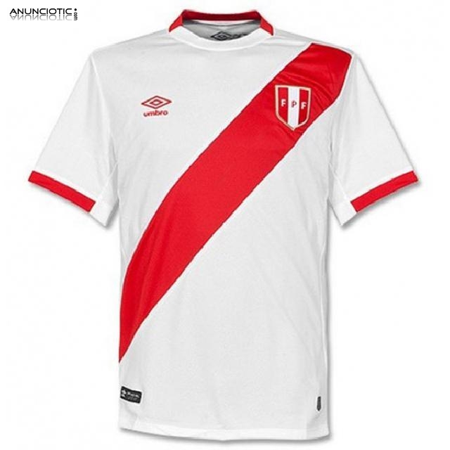 Nueva Camisetas del Peru baratas Segunda 2015 2016