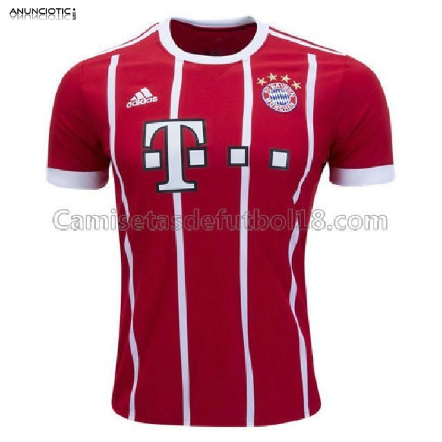 nueva primera equipaci&oacute;n bayern de munich 2017-2018