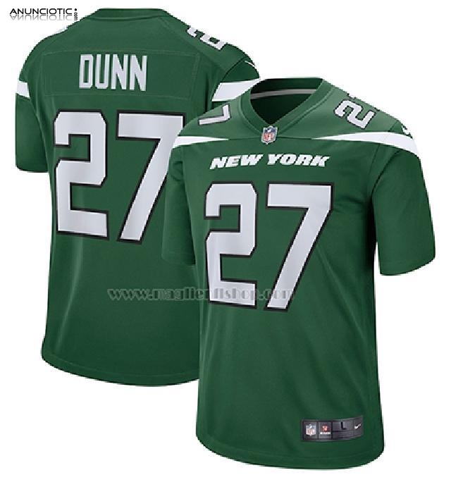 Camiseta NFL Game New York Jets Isaiah Dunn Verde
