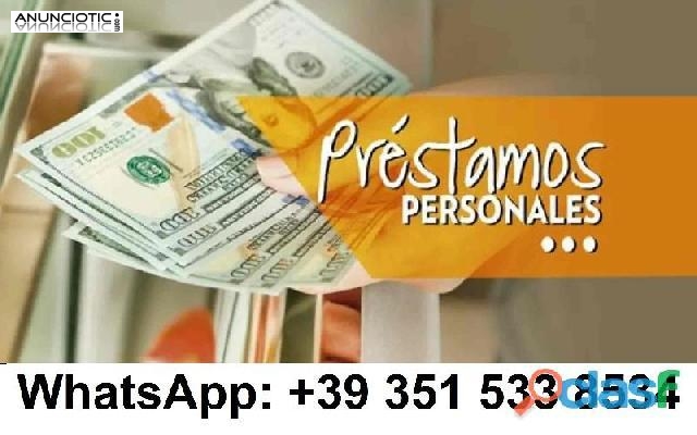 FINANCIACI&Oacute;N / PR&Eacute;STAMO DE DINERO