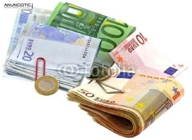 oferta de pr&eacute;stamo de dinero serio y r&aacute;pido entre particular