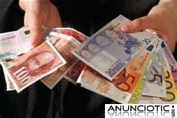 Oferta de pr&eacute;stamo de dinero 