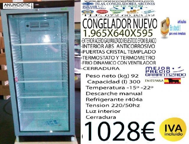 Vitrina congelador o refrigerador vertical nuevo 