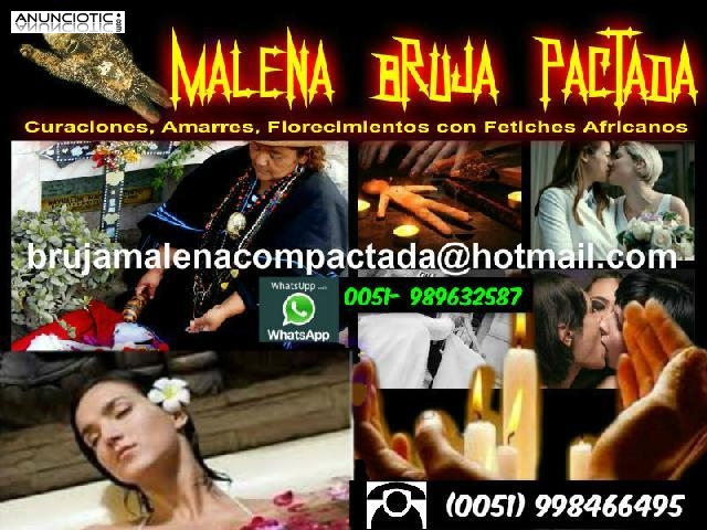 AMARRES LESBICOS &Uacute;NICOS EN EL MUNDO/BRUJA MALENA