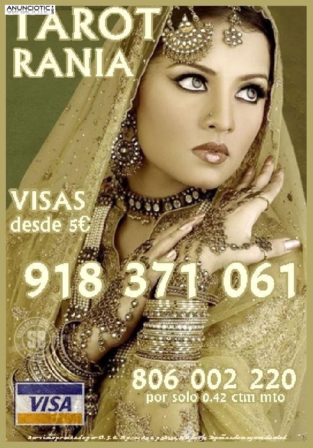  Tarot Barato Rania Visa 918 371 061  desde 5� 15 mtos, las 24 horas de Esp