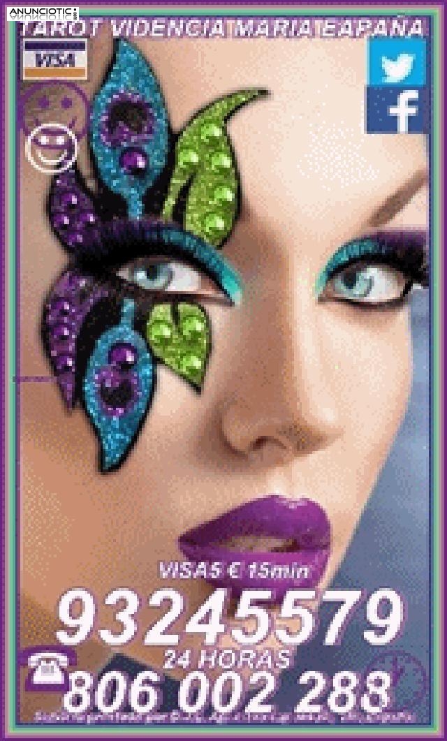 Tarot 806 002  110 MARIA por s&oacute;lo 0,42 cm min. Las 24 horas del d&iacute;a.