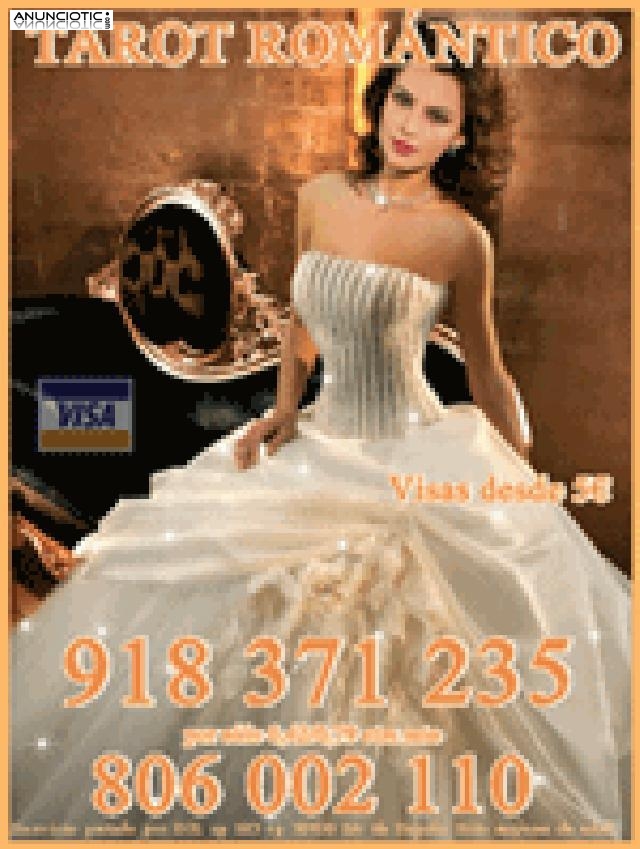 Tarot econ&oacute;mico Rom&aacute;ntico Visa 918 371 235 desde 5� 15mtos, las 24 horas a 