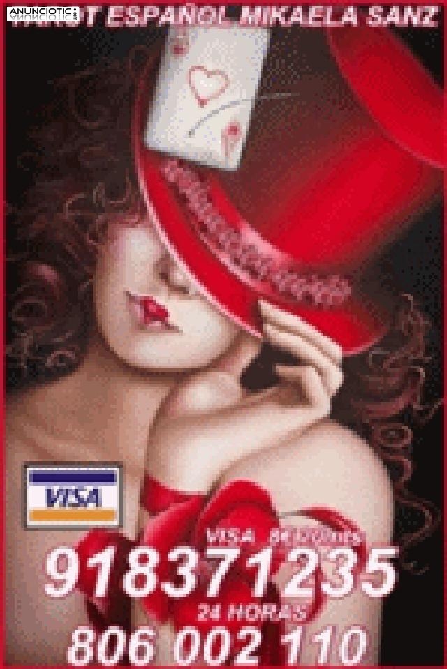 Tarot Mikaela Sanz 918 371 235 desde 5� 15 mts, 8� 20mts y 10� 30