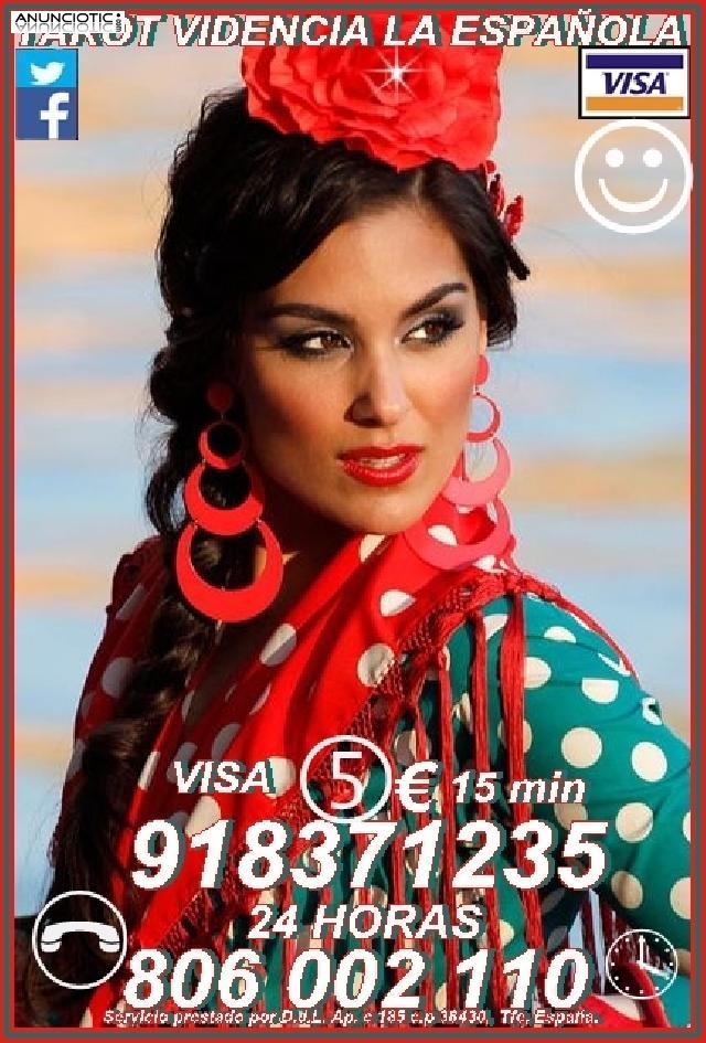 Tarot Visa LA ESPA&Ntilde;OLA 918 371 235 desde 5� 15 mtos, las 24 horas a su dis