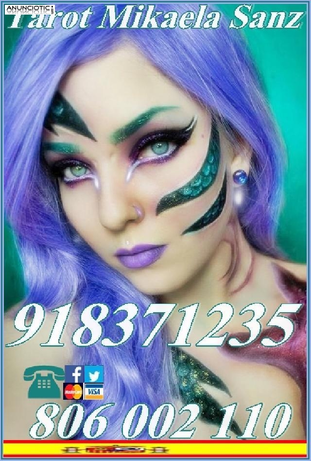  Tarot Mikaela Sanz deseos  sincereos de acrardaros 918 371 235 desde 4� 15