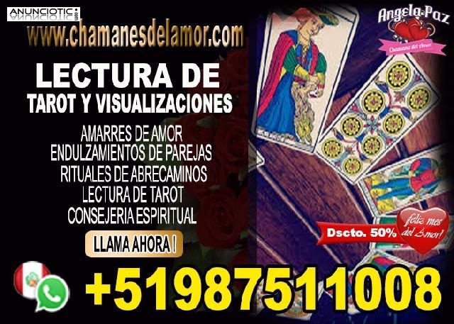 LECTURA DE TAROT Y VISUALIZACIONES ANGELA PAZ +51987511008 espa&ntilde;a