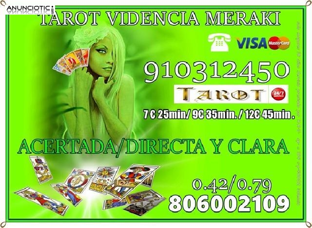 EL TAROT QUE ESPERABAS, DIRECTO Y FIABLE VIDENCIA NATURAL MERAKI visa  9� 3