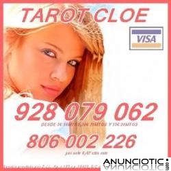 Tarot barato Cloe 5� 10min 928 079 062. Tarot barato 806 002 226 por s&oacute;lo 0,42 cm min. 
