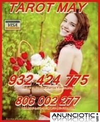 Tarot economico may Visa 932 424 775  desde 5� 10 mtos, las 24 horas a tu disposici&oacute;n
