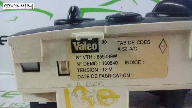 Mando calefaccion / a/a de renault