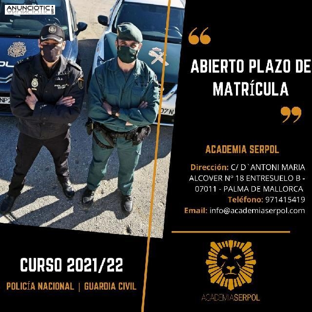 OPOSICIONES POLIC&Iacute;A NACIONAL Y GUARDIA CIVIL