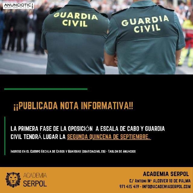 OPOSICIONES POLIC&Iacute;A NACIONAL Y GUARDIA CIVIL
