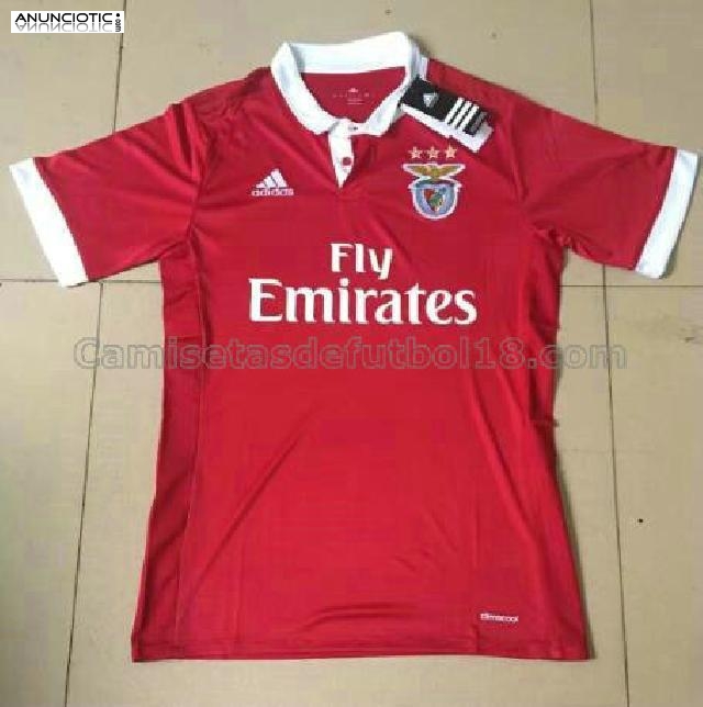 tailandia camiseta benfica 2017-2018 1&ordf; equipaci&oacute;n