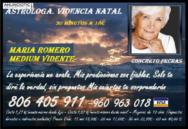 Vidente Oculista Mar&iacute;a Romero