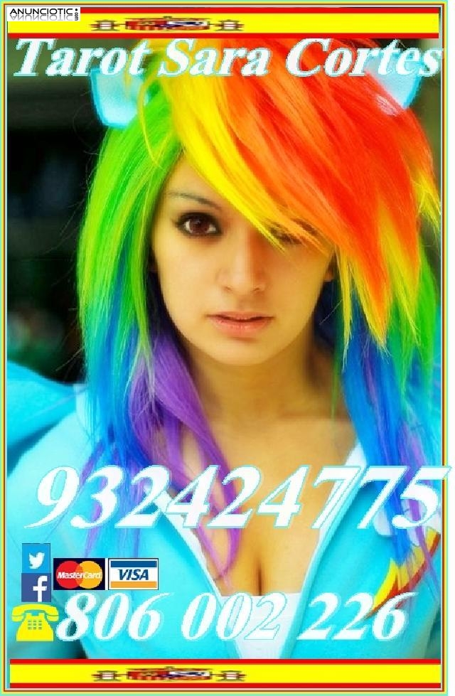 Tarot  Sara Cortes 932 424 775  desde 4� 15  7� 20mts 9� 30mts. 60M 18� lid