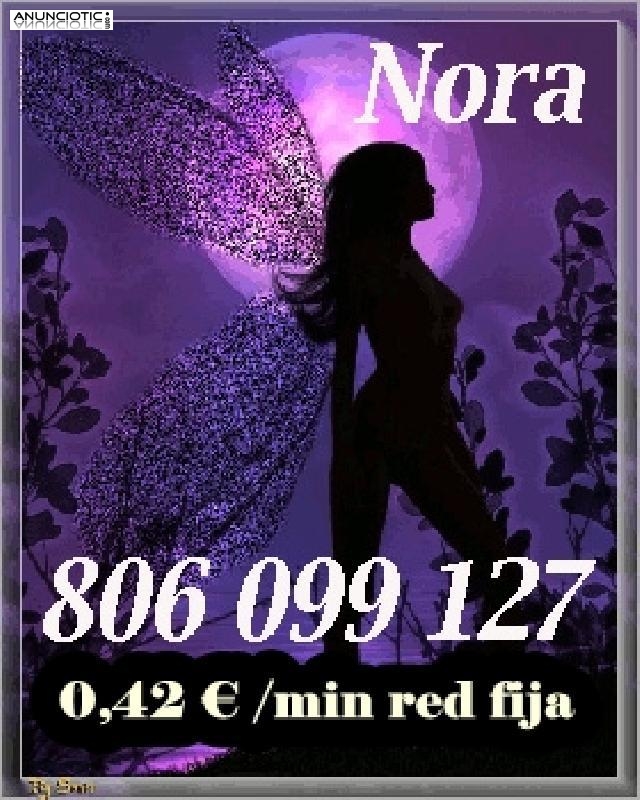 Tarot bueno y econ&oacute;mico de Nora: 806 099 127. 0.42�/min .