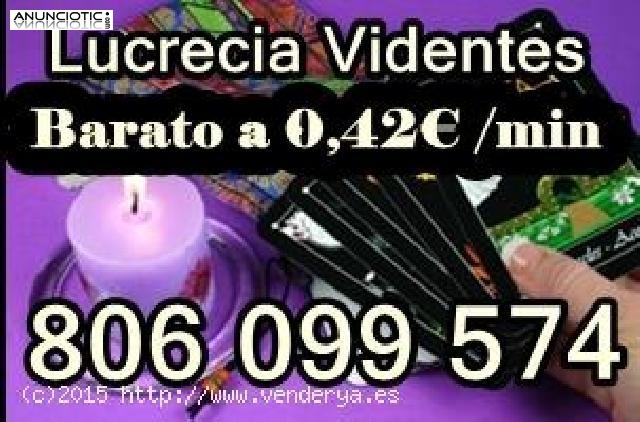 Tarot telef&oacute;nico econ&oacute;mico bueno 0.42� LUCRECIA 806 099 574 