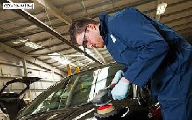 CURSO DE CHAPA Y PINTURA DE COCHES con pr&aacute;cticas, matr&iacute;cula GRATIS.