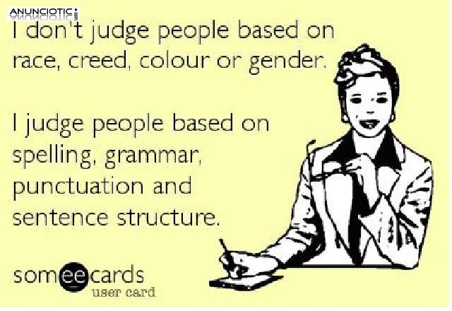 ===Clases particulares de ingl&eacute;s====