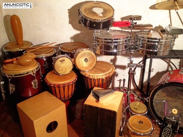 APRENDE  BATERIA, PERCUSI&Oacute;N FLAMENCA, LATINA O AFRICANA