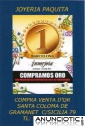 JOYERIA PAQUITA COMPRA D�OR MONEDAS D�OR Y RELLOTGES D�OR 