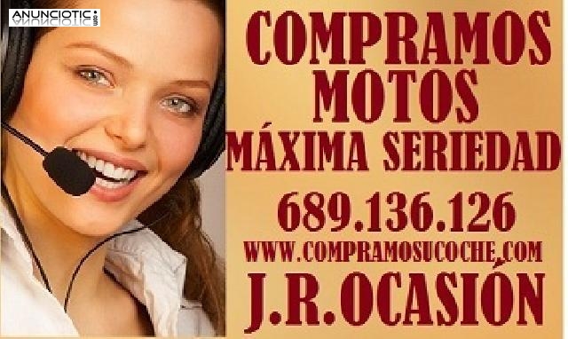 Compramos Motos Y Ciclomotores. Al momento de contado.