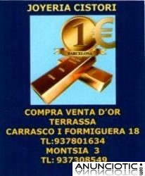  JOYERIA CISTORI COMPRA VENTA D�OR Y RELLOTGES D�OR ROLEX Y CARTIER