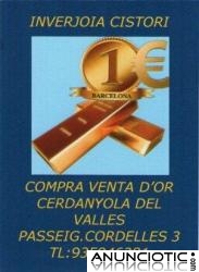 INVERJOIA CISTORI COMPRA D�OR PRECIO SEG&Uacute;N COTIZACION DIARIA 