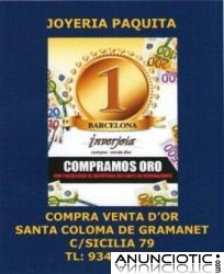 JOYERIA PAQUITA COMPRA D�OR Y RELLOTGES D�OR ROLEX Y CARTIER