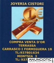  JOYERIA CISTORI COMPRA VENTA D�OR Y RELLOTGES D�OR ROLEX Y CARTIER