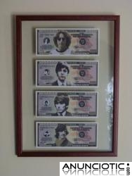 CUADRO BEATLES 1 MILLON DE DOLARES
