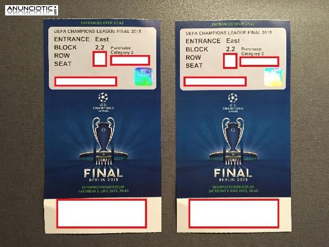 UEFA Champions League de Berl&iacute;n 2015