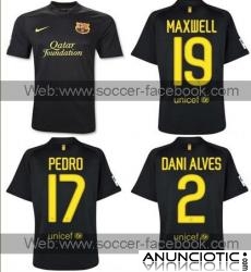 Ventas 11/12 Real Madrid, Barcelona camiseta de f&uml;&sup2;tbol